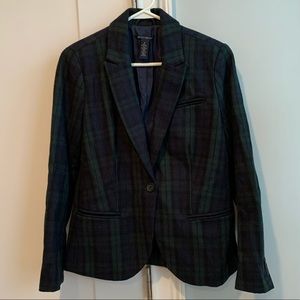 Lucky Brand Wool plaid blazer, size M, like new